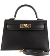 Kelly 20 Black Epsom Sellier GHW