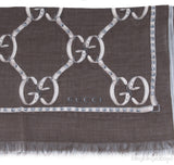 GG Print Tri-color Scarf