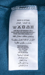 Metallic Blue LS Dress
