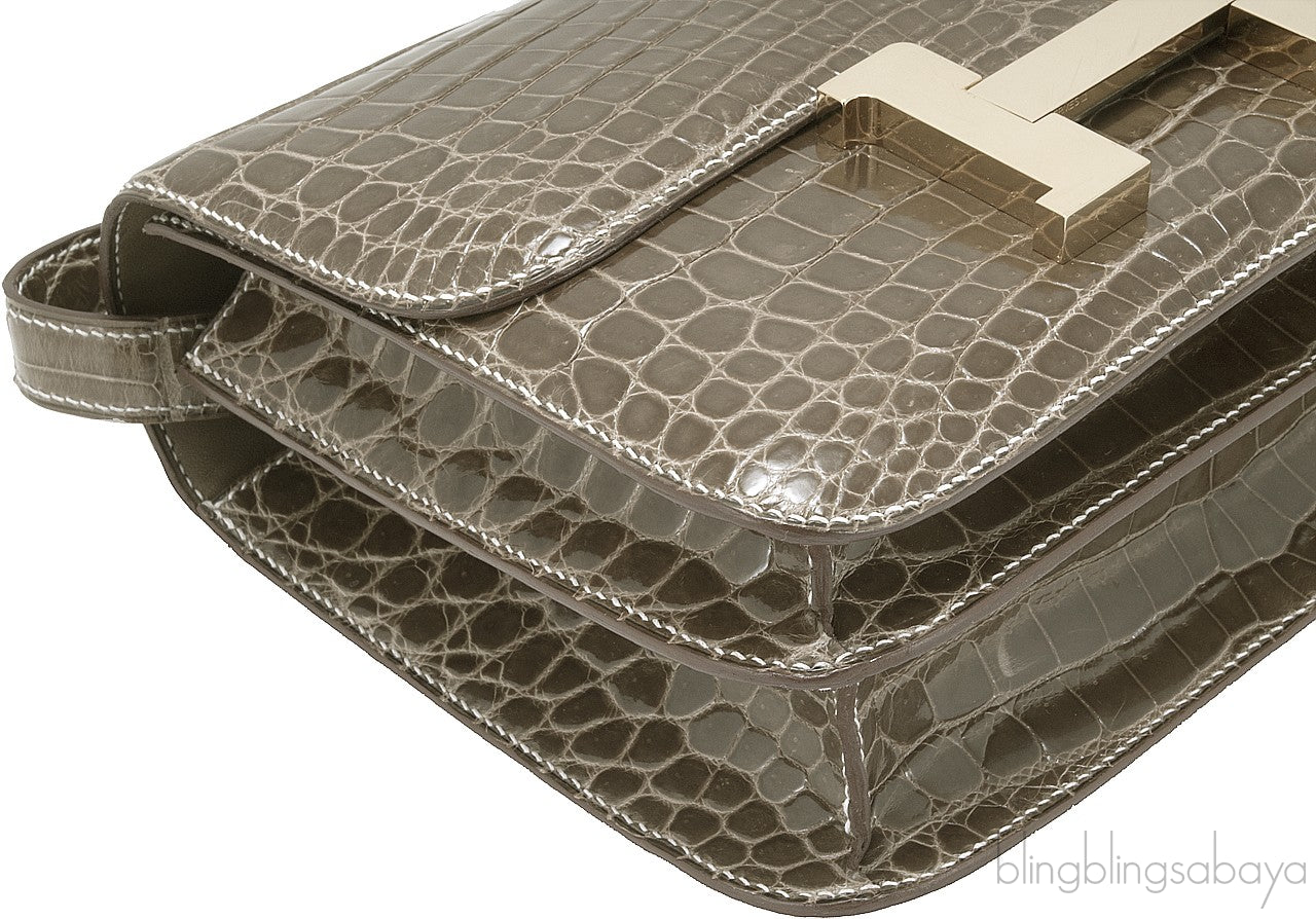 Constance 24 Ficelle Croc Nilo