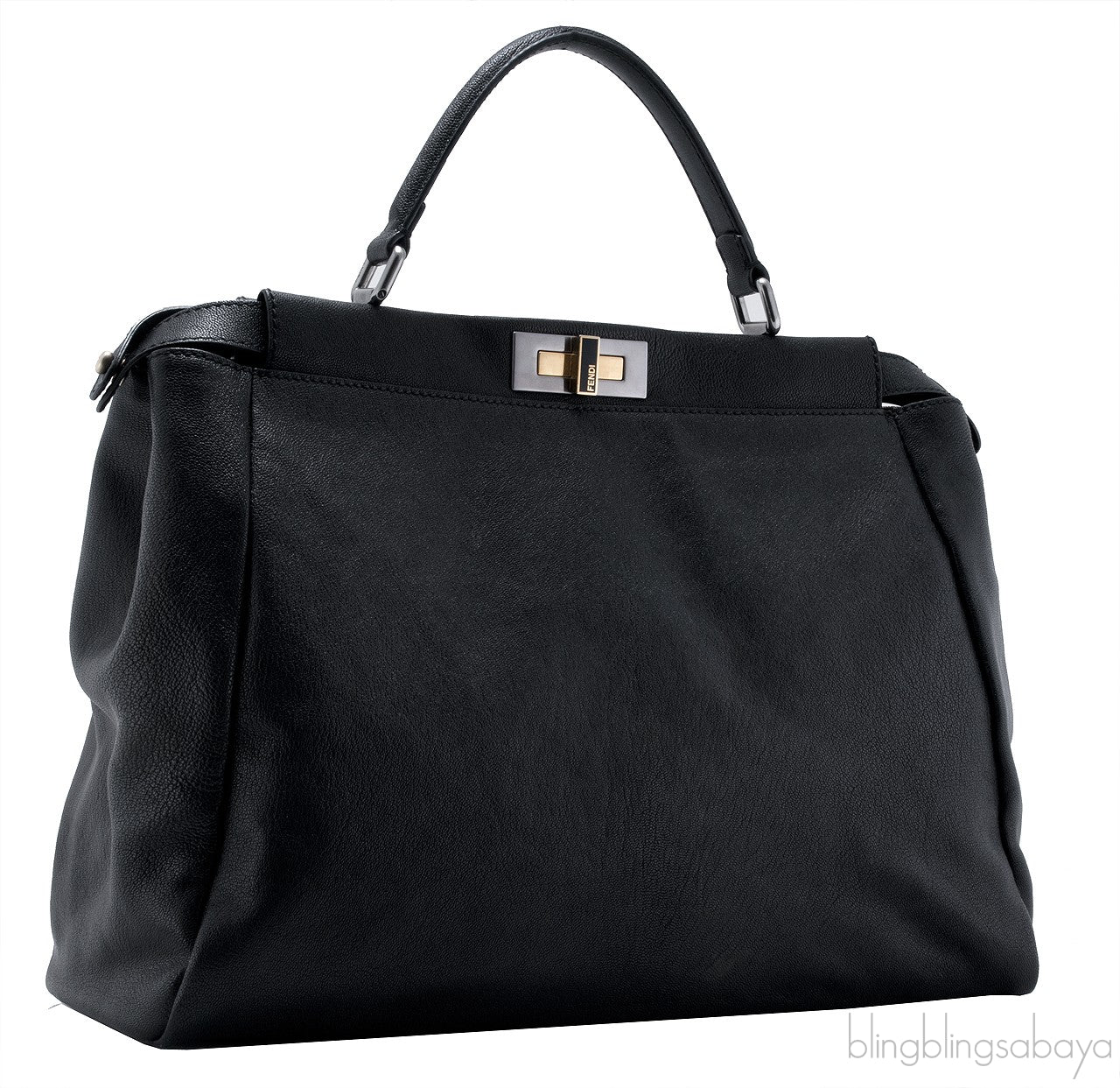 Black Peek-a-boo Satchel