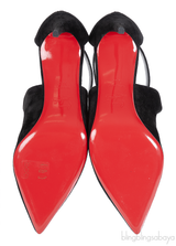 Christian Louboutin Rosas 85 Black Suede Heels