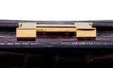 Constance Elan Crocodile Bordeaux