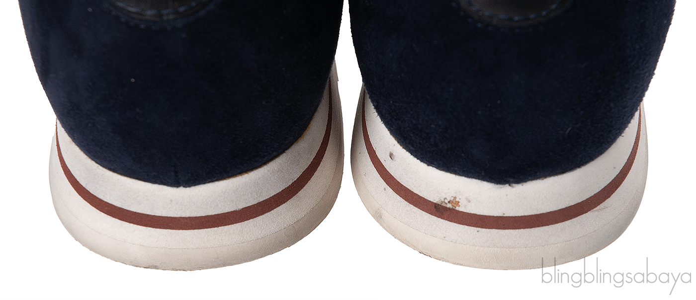Loro Piana My Wind Microfibre & Suede Blue Sneakers