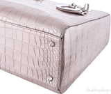 Lady Dior Crocodile Bronze Medium