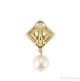 Crystal Pearl Drop Earrings