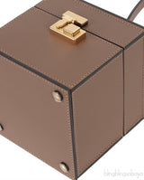 Mini Vanity Case Etoupe Clutch Bag