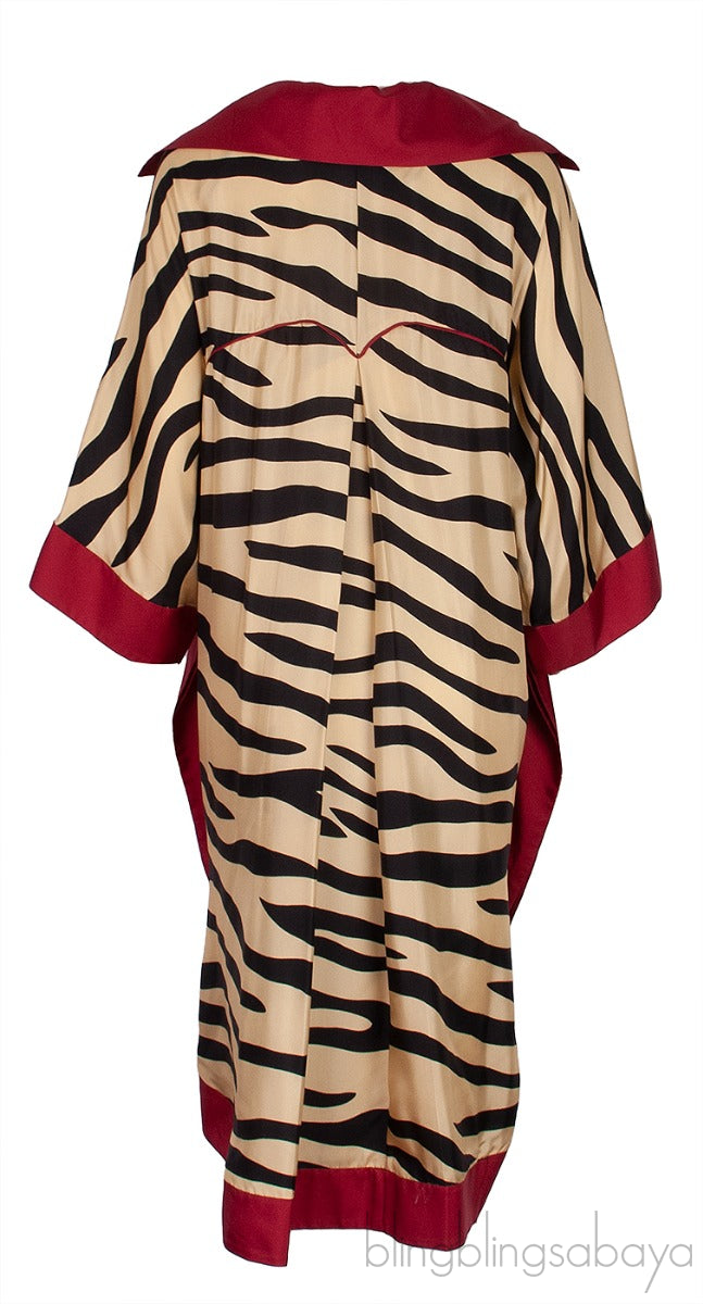 Tri-color Leopard Print Tunic Dress