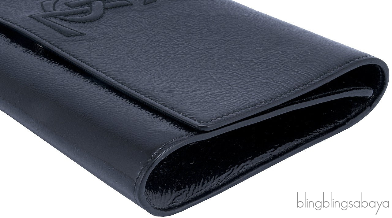 Black Patent Leather Clutch