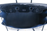Birkin 35 Blue Marin Croco