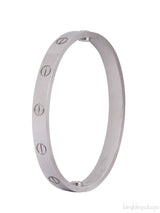 White Gold LOVE Bracelet