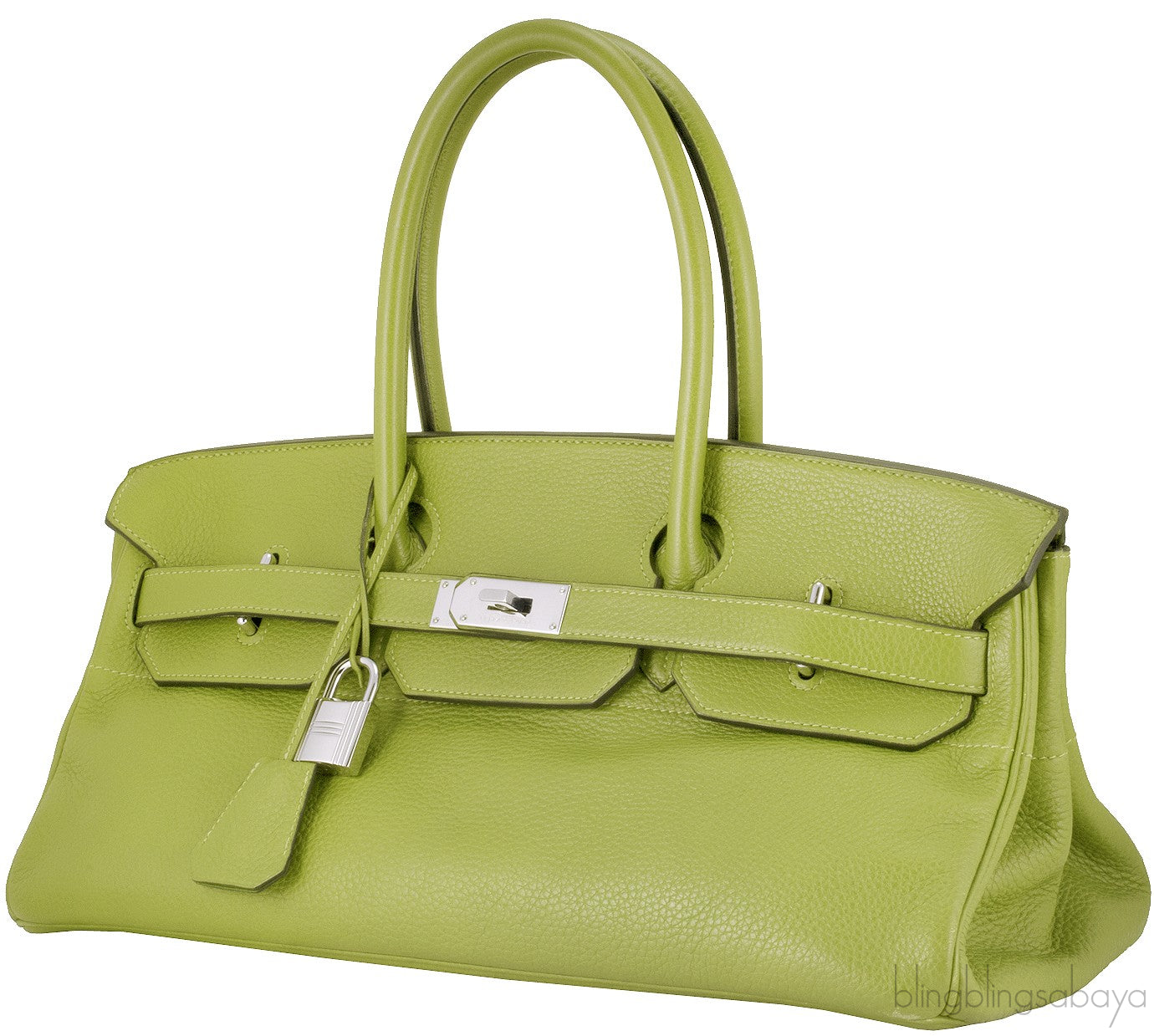 JPG Shoulder Birkin 42 Vert Anis