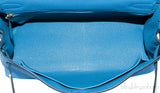 Kelly 32 Blue Turquoise Togo GHW