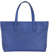Blue Guccissima Monogram Cabas