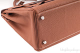 Kelly 35 Gold Togo
