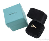 T Square Rose Gold Ring