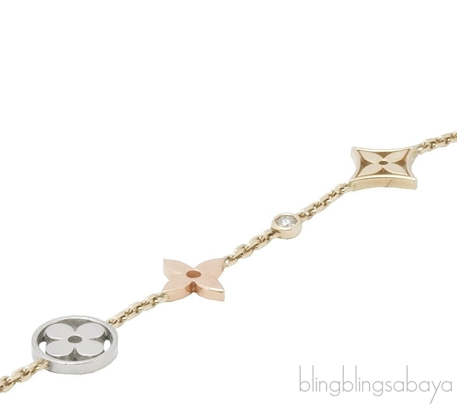 Monogram Idylle 3 Golds Bracelet