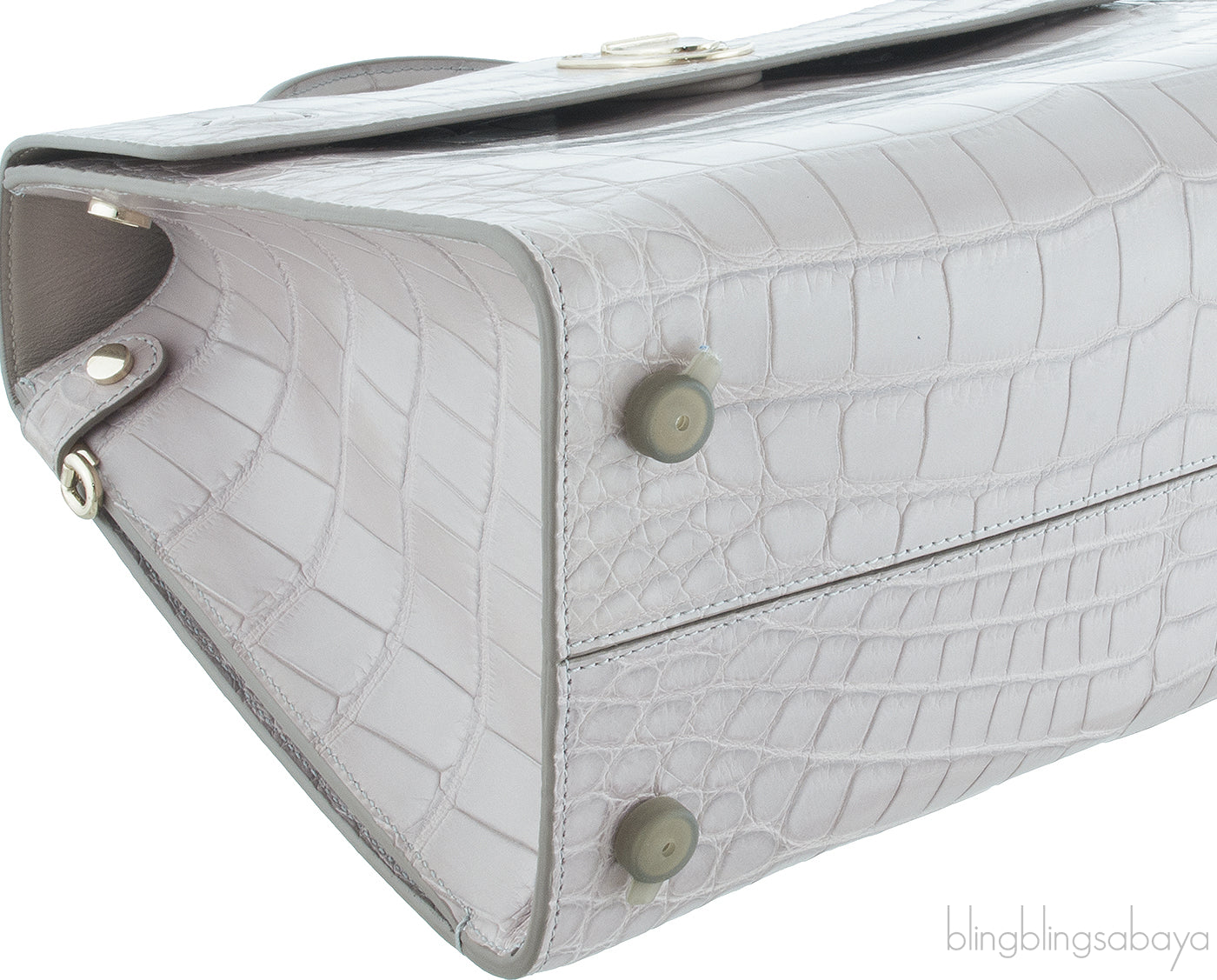 Diorever Grey Crocodile Medium Bag