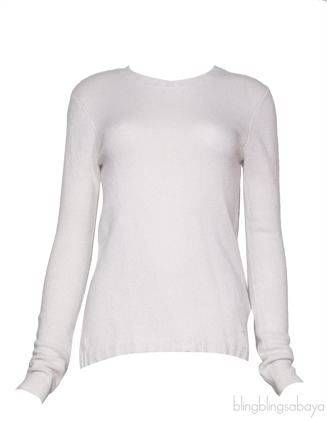 James Perse Off-white Cashmere Top
