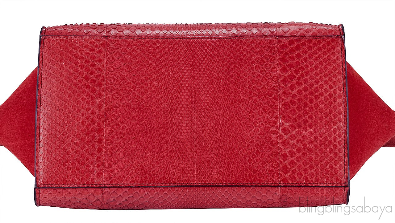 Trapeze Luggage Python Red