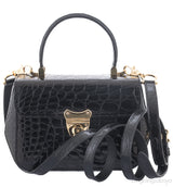 Edge Hexagon Crocodile Bag