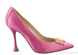 Fuchsia Tradimod Satin Heels