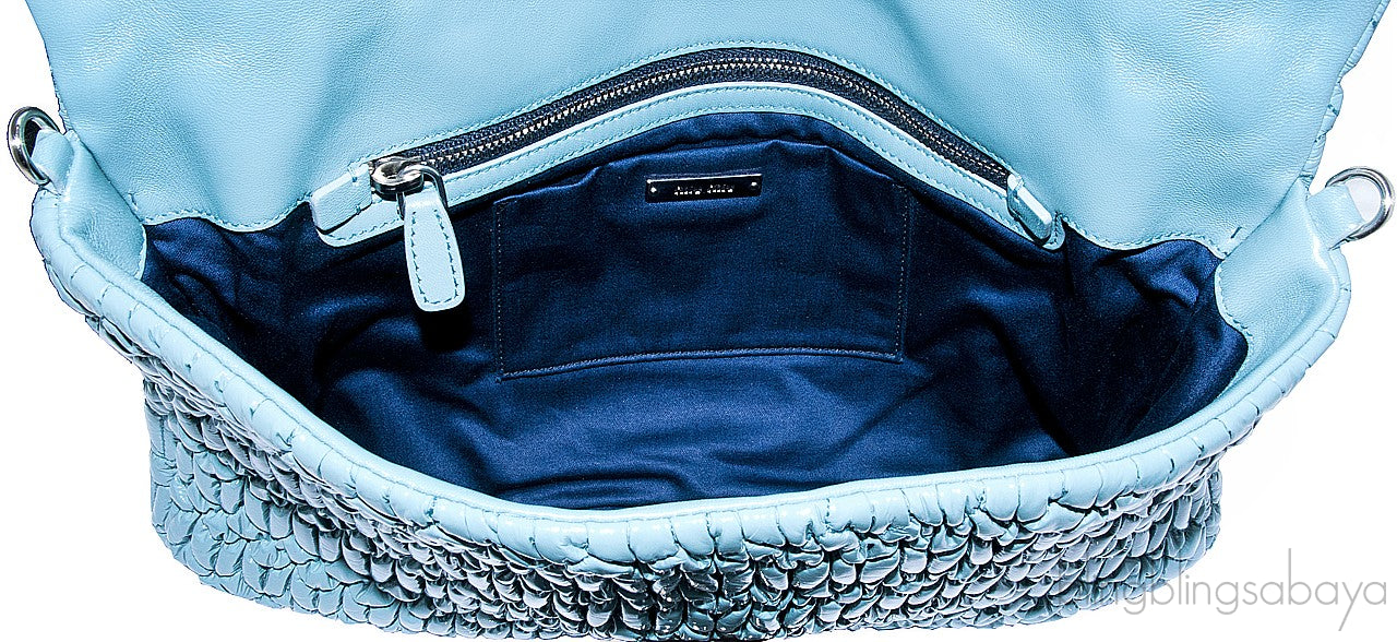 Cloquet Cyan Blue Stage Clutch Bag