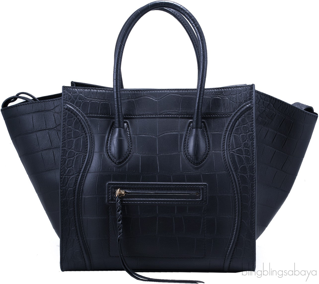 Phantom Black Croco Print