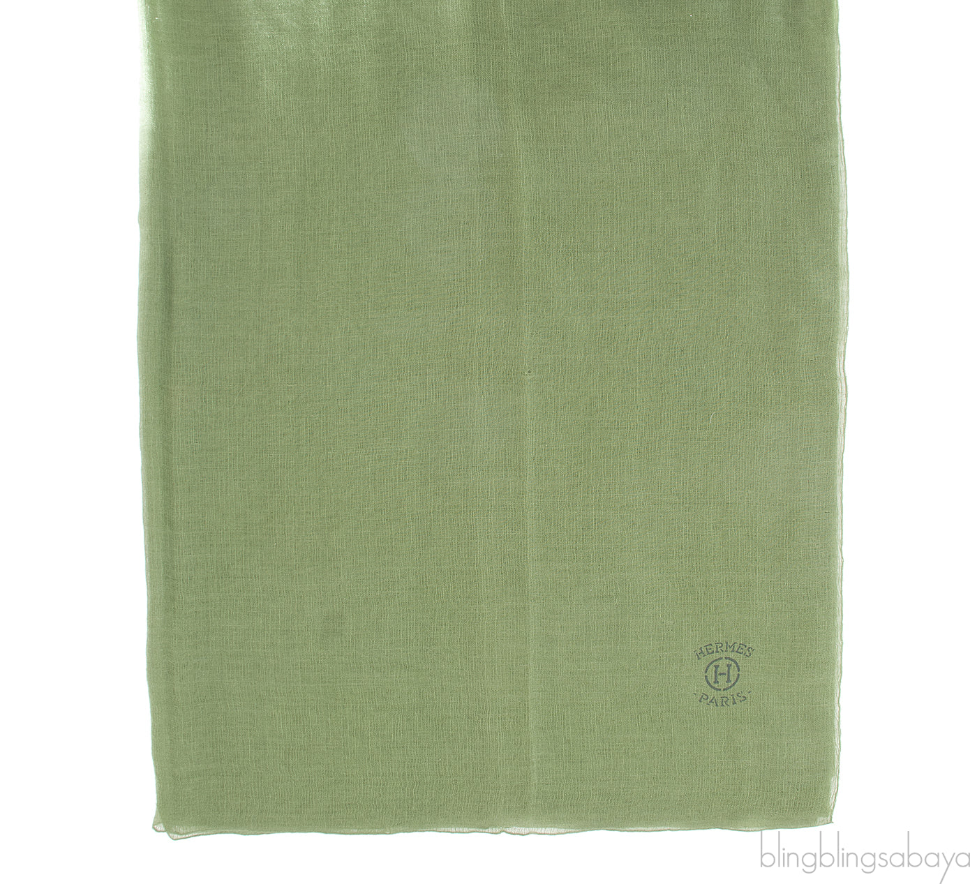 Moss Green Plain Shawl