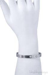LOVE Open Cuff Diamond Bracelet