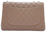 XL Jumbo Tan Caviar Leather