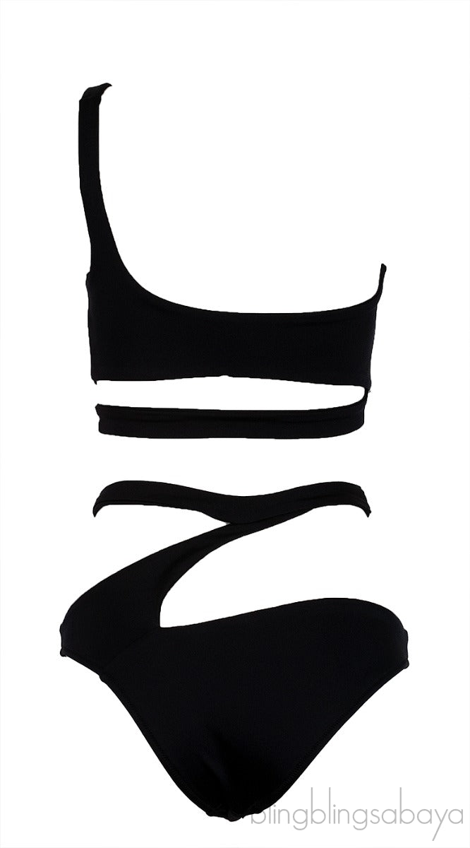 Lexxi Black Bikini Bra & Bottom