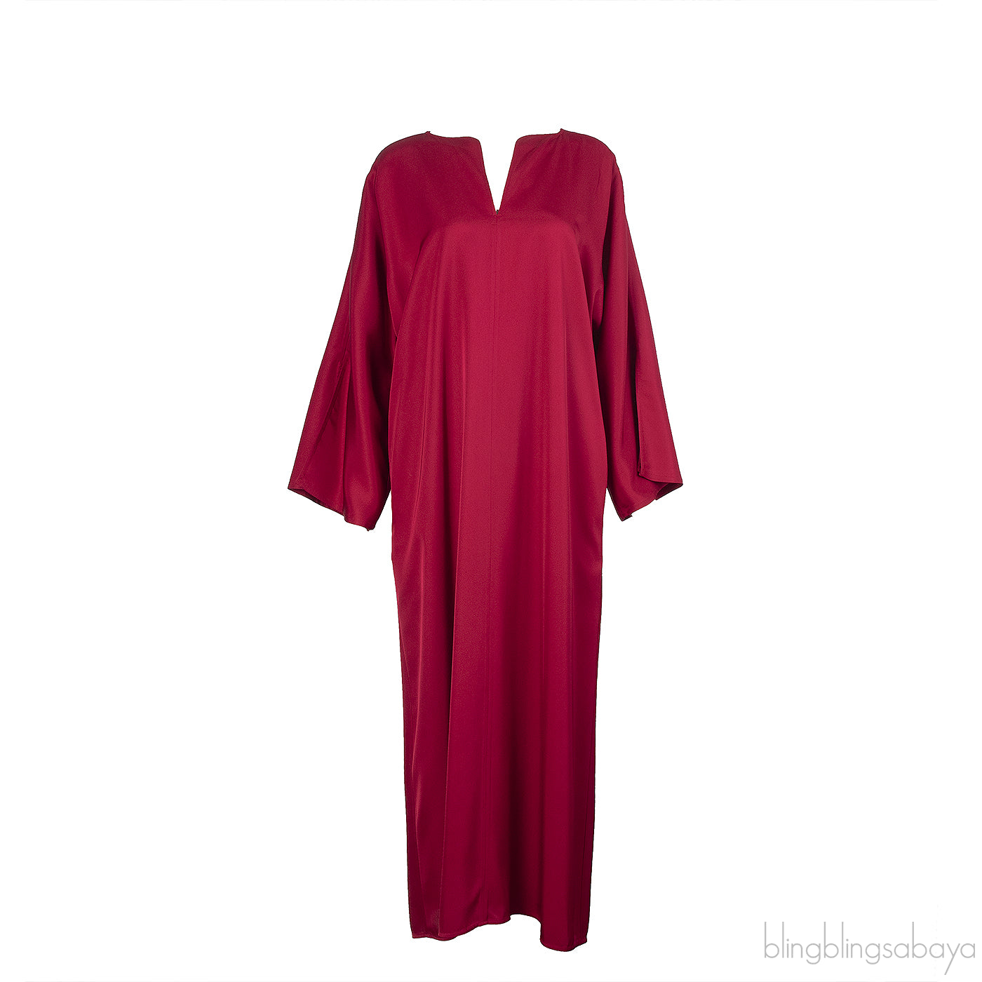 By Malene Birger Burgundy Caftan Dress