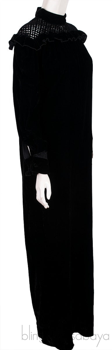 Black Velvet Jumpsuit