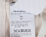 Off-white Graphic Print Leather Jacket