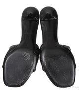 Black Leather 55 mm Revival Mule