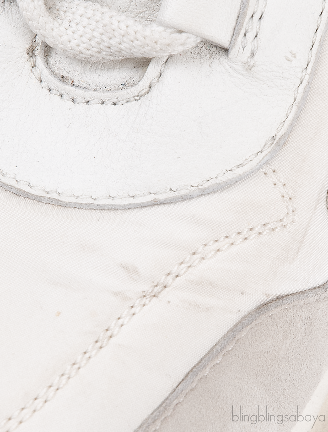 Loro Piana My Wind White Microfibre and Grey Suede Sneakers