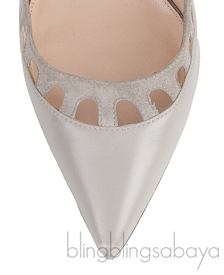 Cut-out Trim Pointed Heels