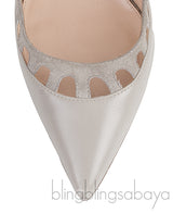 Cut-out Trim Pointed Heels