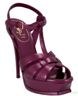 Tribute Patent Textured Leather