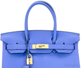 Birkin 30 Bleu Paradise Taurillon GHW
