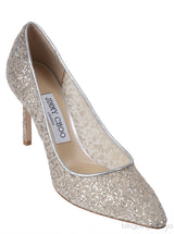 Jimmy Choo Romy 85 Glitter Pumps