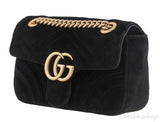 Black Marmont Velvet Mini Bag
