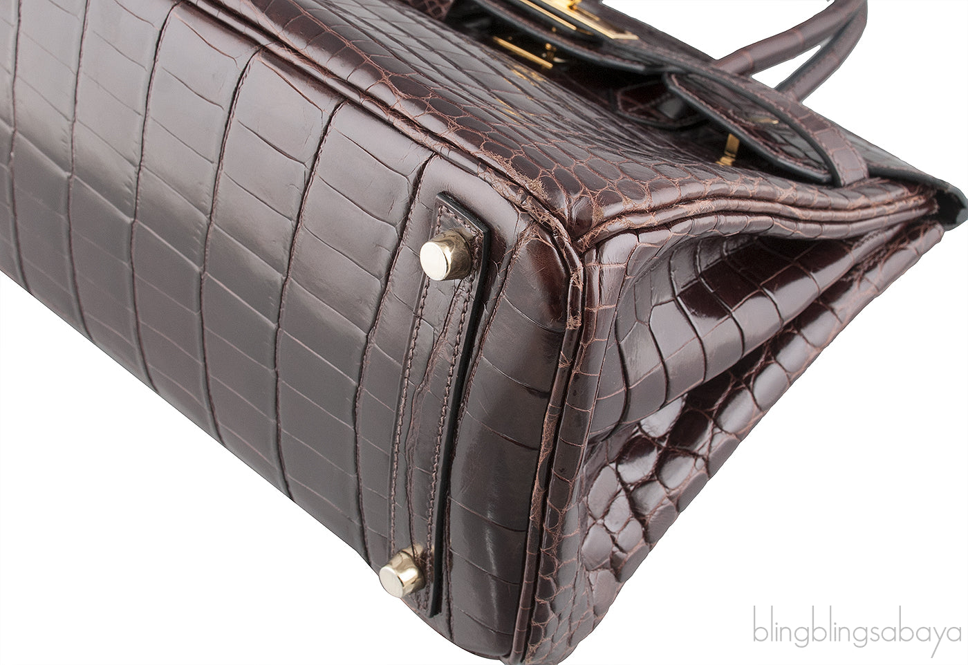 Birkin 30 Dark Brown Crocodile