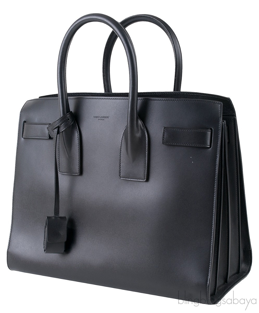 So Black Small Tenax Sac de Jour Tote Bag