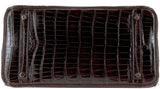 Birkin 35 Brown Patent Porosus GHW