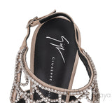 Spider Web Crystal Sandals