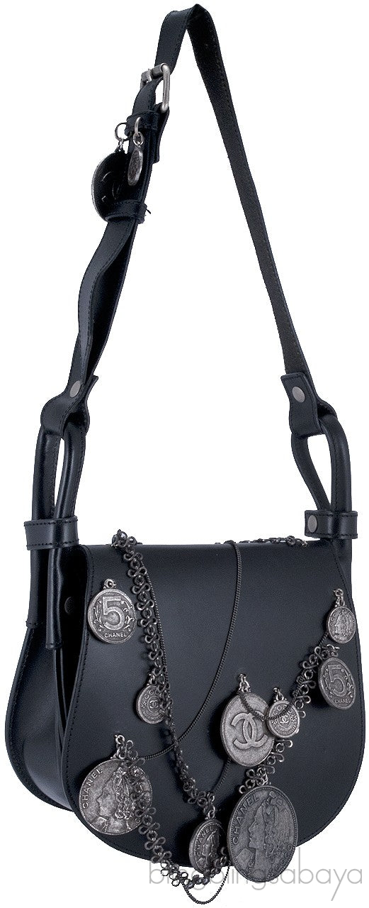 Vintage Equestrian Saddle Bag