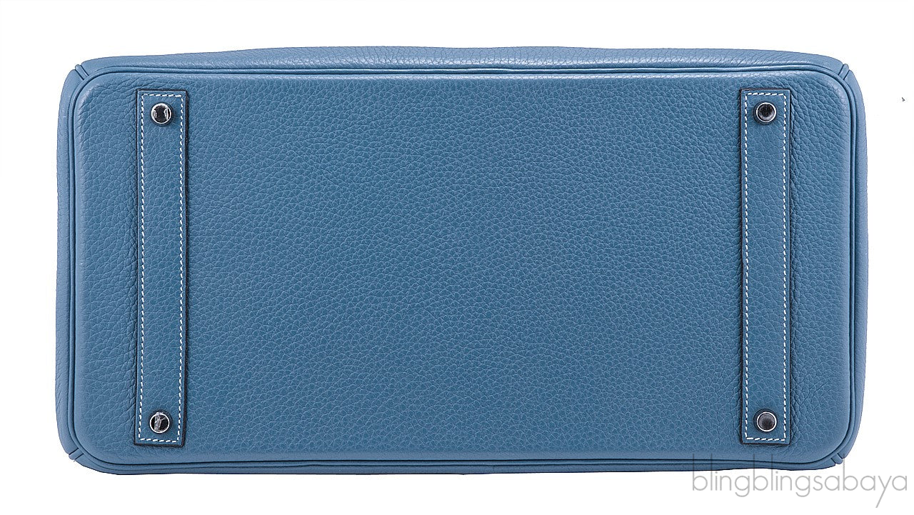 Birkin 40 Blue Jean Togo