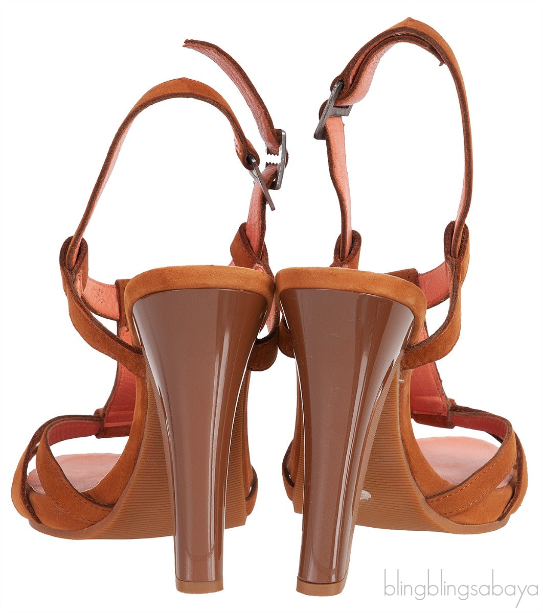 Brown Strappy Sandals